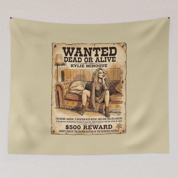 Item preview, Kylie Minogue Golden Wanted Poster designed and sold by RahniNM.