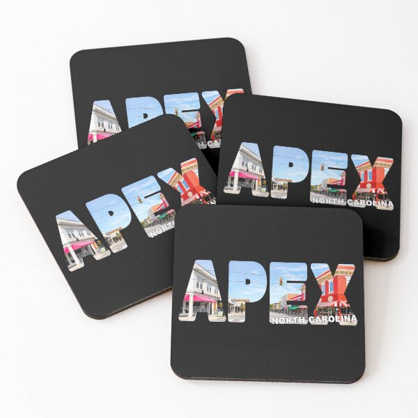 Item preview, APEX North Carolina - Historic District of Motels and Shops with Red Pizzeria designed and sold by Adam Gormley.
