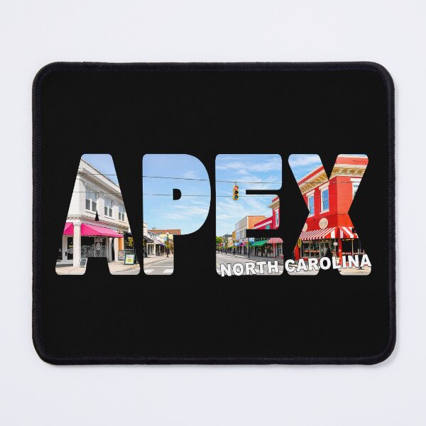 Item preview, APEX North Carolina - Historic District of Motels and Shops with Red Pizzeria designed and sold by Adam Gormley.