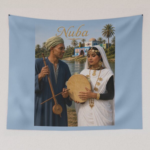 Item preview, Nubian Melodies on the Nile – Egyptian Folk Music Heritage designed and sold by TuyaArts.