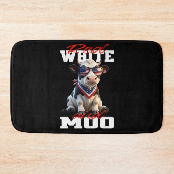 Item preview, Red White and Moo 4th of July  designed and sold by TheEndDesign.