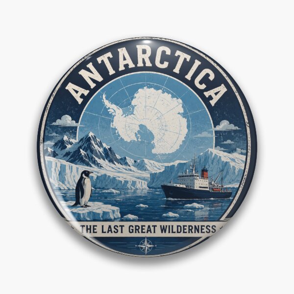 Item preview, Antarctica – The Last Great Wilderness | Vintage Polar Expedition T-Shirt designed and sold by Tanu Biswas.