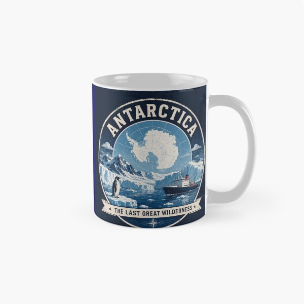 Item preview, Antarctica – The Last Great Wilderness | Vintage Polar Expedition T-Shirt designed and sold by Tanu Biswas.