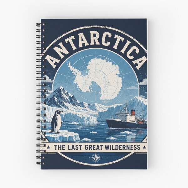 Item preview, Antarctica – The Last Great Wilderness | Vintage Polar Expedition T-Shirt designed and sold by Tanu Biswas.