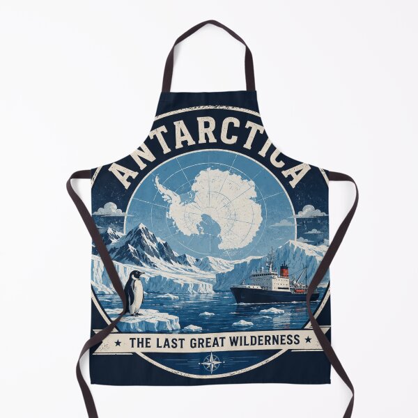 Item preview, Antarctica – The Last Great Wilderness | Vintage Polar Expedition T-Shirt designed and sold by Tanu Biswas.