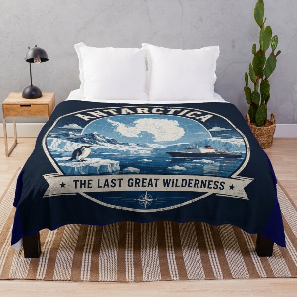Item preview, Antarctica – The Last Great Wilderness | Vintage Polar Expedition T-Shirt designed and sold by Tanu Biswas.