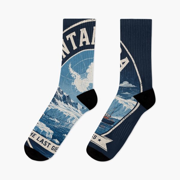 Item preview, Antarctica – The Last Great Wilderness | Vintage Polar Expedition T-Shirt designed and sold by Tanu Biswas.