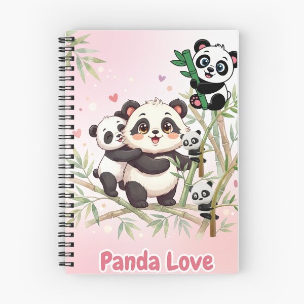 Item preview, Adorable pandas spreading joy and charm designed and sold by LEEVISWA.