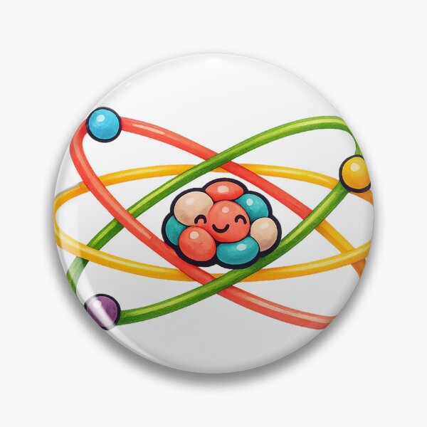 Item preview, Smiling Bohr Model Atom for Physics Nerds designed and sold by eignvalue.