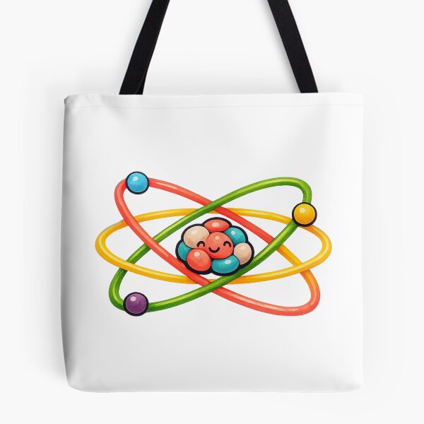 Item preview, Smiling Bohr Model Atom for Physics Nerds designed and sold by eignvalue.