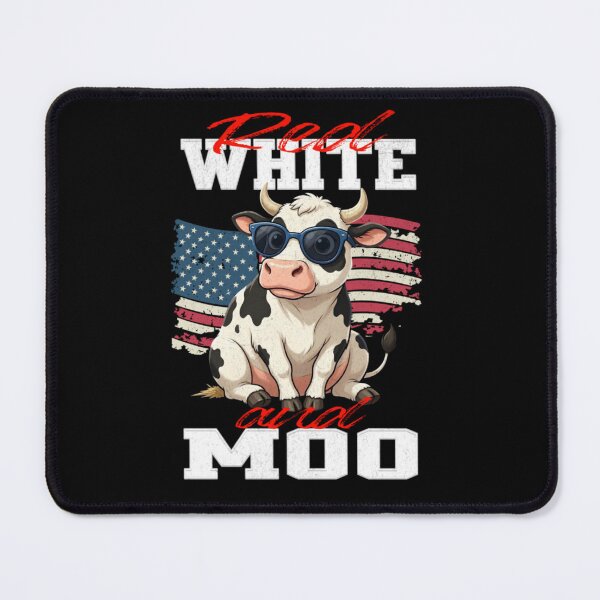 Item preview, Red White and Moo 4th of July designed and sold by TheEndDesign.