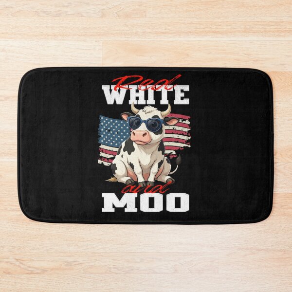 Item preview, Red White and Moo 4th of July  designed and sold by TheEndDesign.