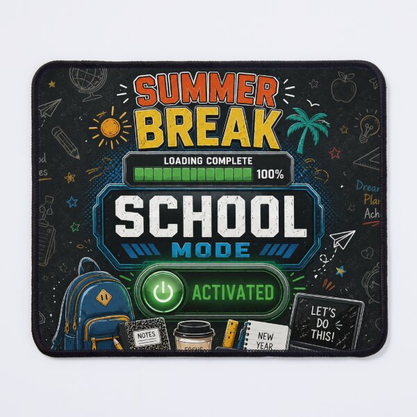 Item preview, Summer Break Complete School Mode Activated | Funny Back To School Design designed and sold by Inkmatic Studio.