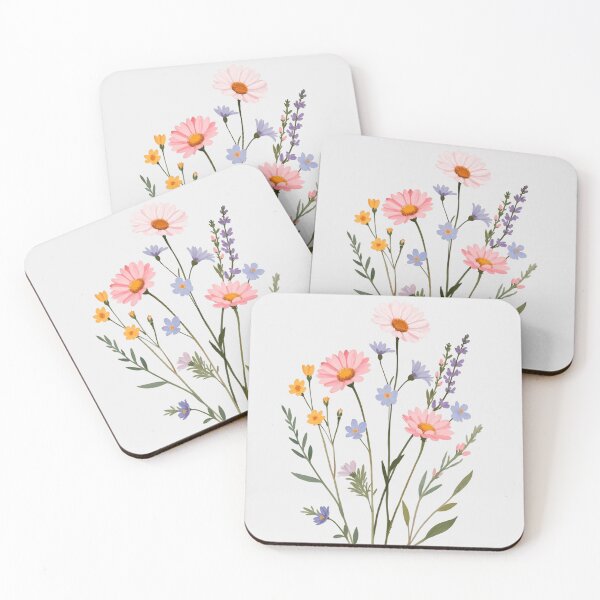 Item preview, Beautiful spring flowers botanical art designed and sold by Art-spree.