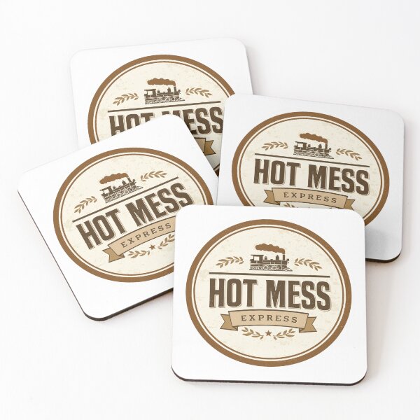 Item preview, Hot Mess Express, Funny Sassy Chaos Gift designed and sold by DustGoldStudio.