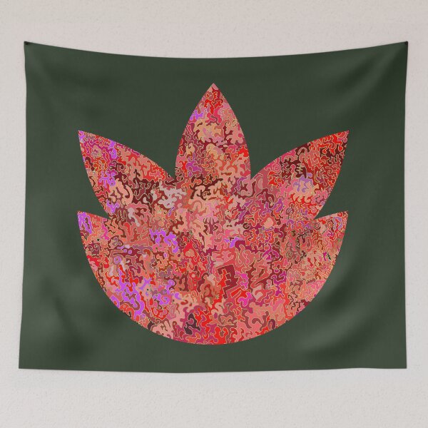 Item preview, Vibrant Pink Abstract Doodle Pattern | Chaotic Pop Art Line Design designed and sold by Zeddessay.