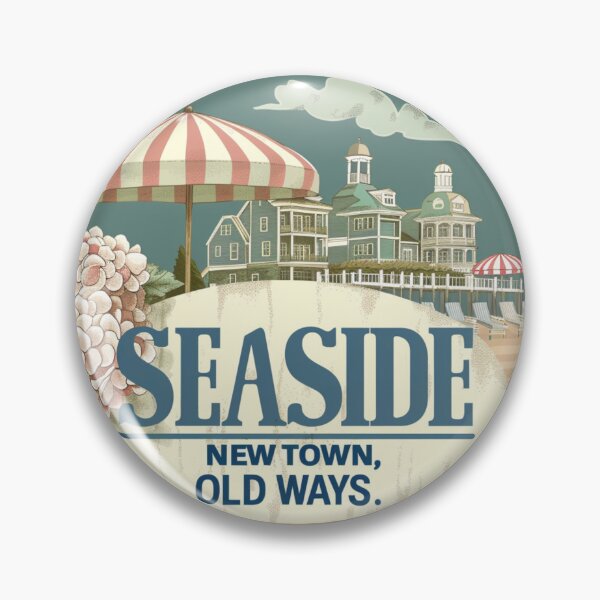 Item preview, Seaside Florida New Town Old Ways Travel Badge designed and sold by Victoria and Ashley Stickers.