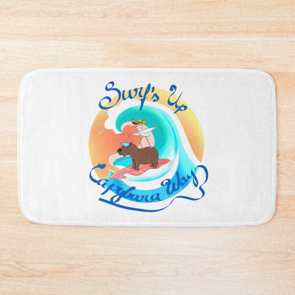 Item preview, Surf’s Up in Capybara Way designed and sold by Brushes with Nature.