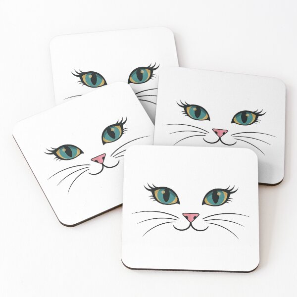 Item preview, L'Art Feline - Elegant Turquoise Cat Eyes designed and sold by NoraStudioArt.