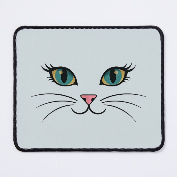 Item preview, L'Art Feline - Elegant Turquoise Cat Eyes designed and sold by NoraStudioArt.