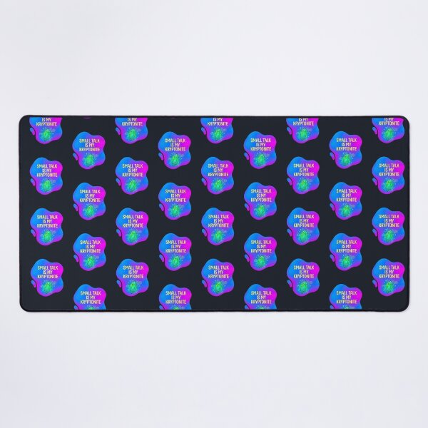Item preview, Small talk is my kryptonite | Autism designed and sold by SocialStaticz.