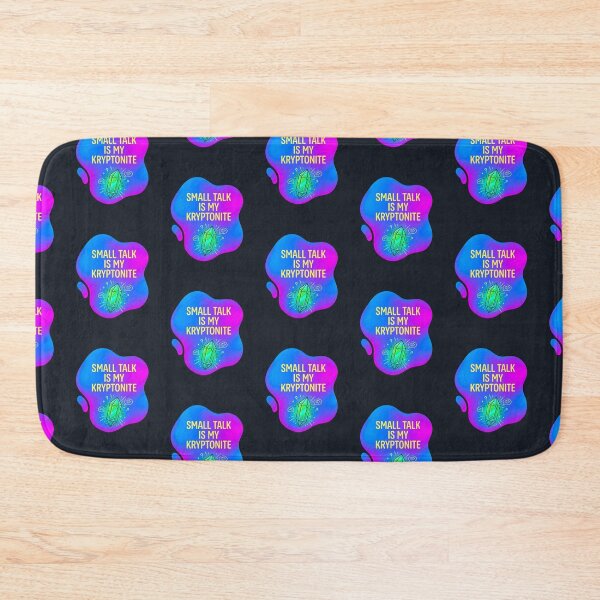 Item preview, Small talk is my kryptonite | Autism designed and sold by SocialStaticz.