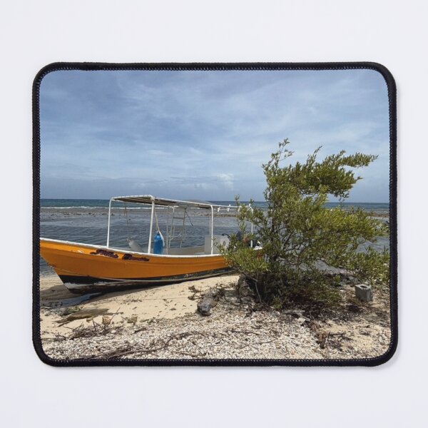 Item preview, Fishing Boat on Beach Roatan Honduras designed and sold by Donlan-2211.