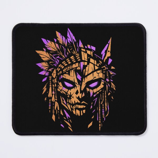 Item preview, Spirit Warrior Woman Skull - Tribal Art designed and sold by JonelCrafts.