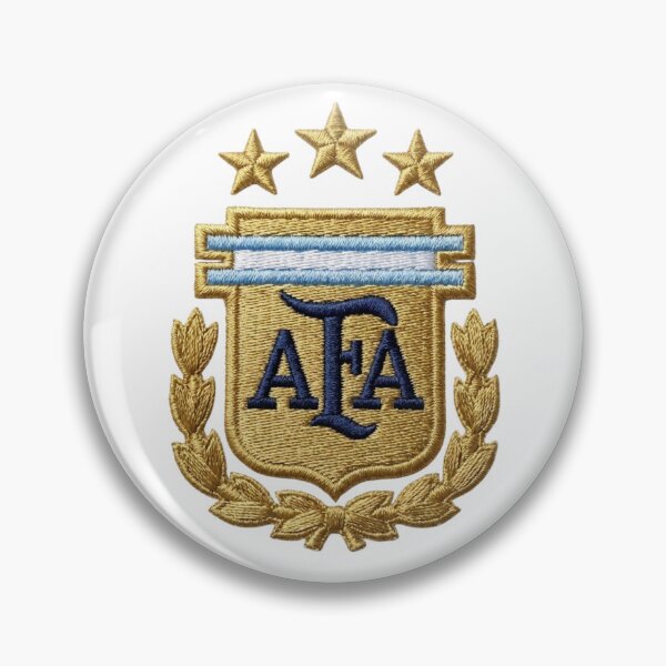 Item preview, AFA Argentina crest with gold embroidered effect designed and sold by lumasshop.