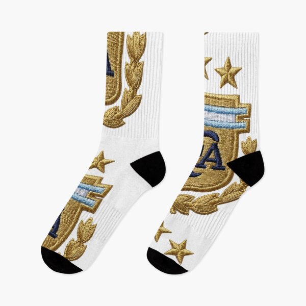 Item preview, AFA Argentina crest with gold embroidered effect designed and sold by lumasshop.