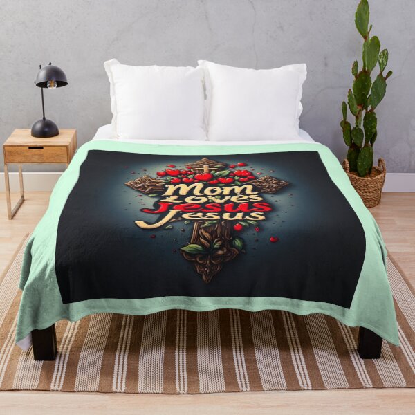 Item preview, Mom loves Jesus designed and sold by Jsw-speedartja.