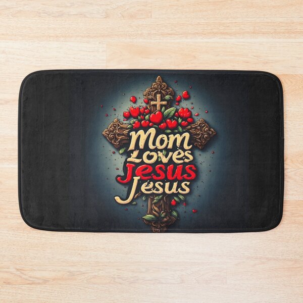 Item preview, Mom loves Jesus designed and sold by Jsw-speedartja.