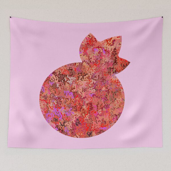 Item preview, Copy of Vibrant Pink Abstract Doodle Pattern | Chaotic Pop Art Line Design designed and sold by Zeddessay.