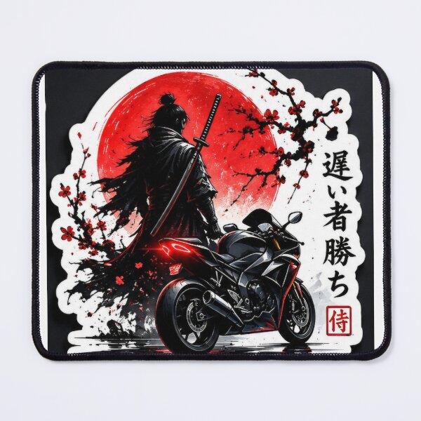 Item preview, The Late Bloomer Samurai on Sportbike designed and sold by PriyanshuxM.