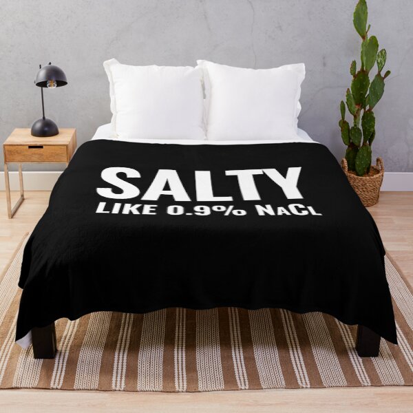 Item preview, Salty Like Normal Saline 0.9 NaCl - Medical Nurse Funny Gift designed and sold by syelivinadera.