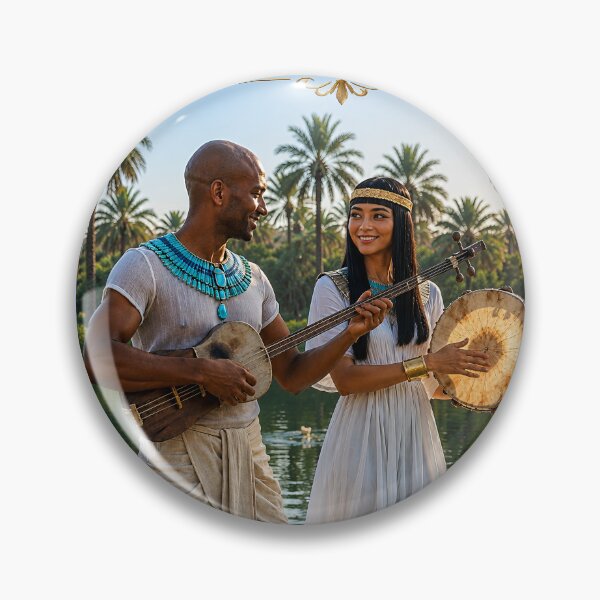 Item preview, Music of Kemet – Ancient Egyptian Musicians by the Nile designed and sold by TuyaArts.