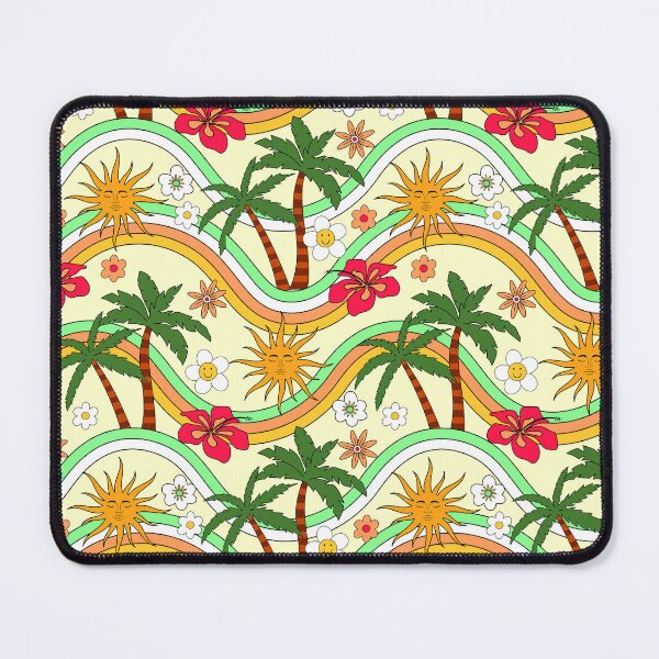 Item preview, Summer Vibes Palm Trees, Sun, And Flower Pattern designed and sold by DEC02.