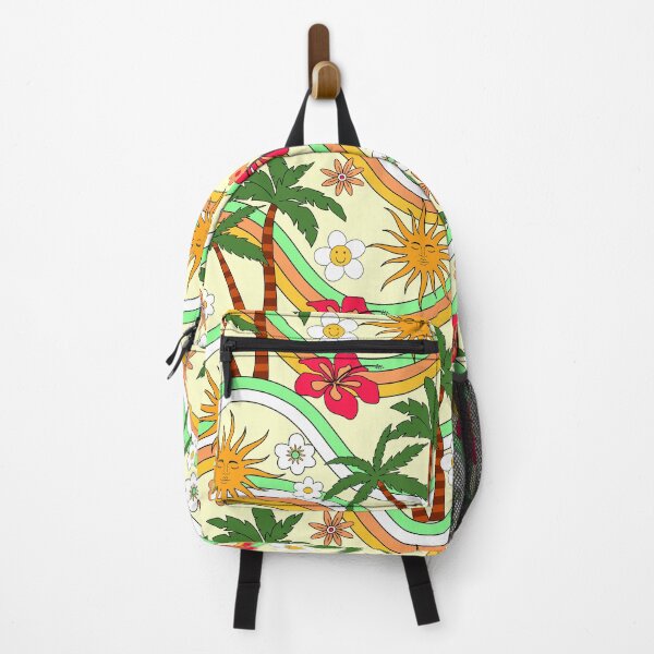Item preview, Summer Vibes Palm Trees, Sun, And Flower Pattern designed and sold by DEC02.