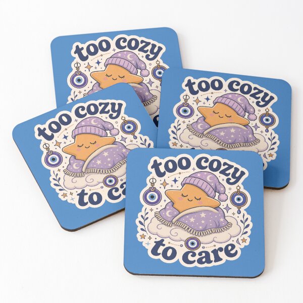 Item preview, evil eye trio Too Cozy To Care designed and sold by logicfun.