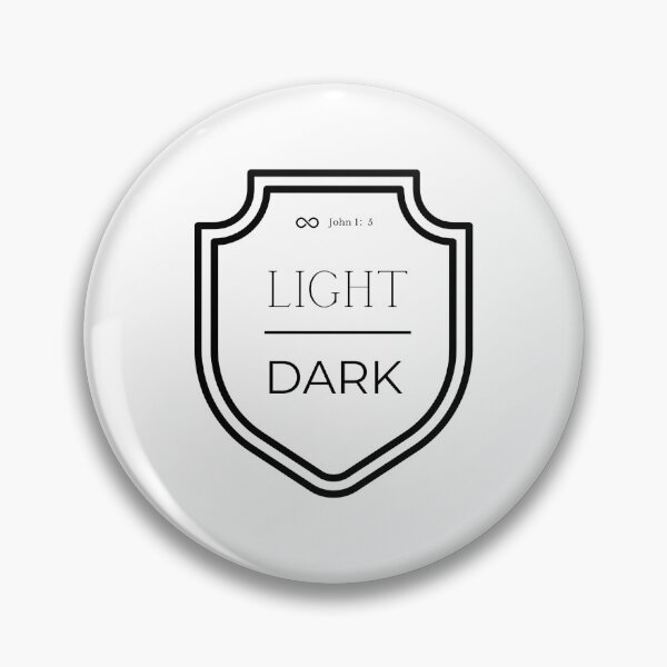 Item preview, John 1:5 Light Over Dark Equation - Minimalist Christian Shield designed and sold by Dan Customify.