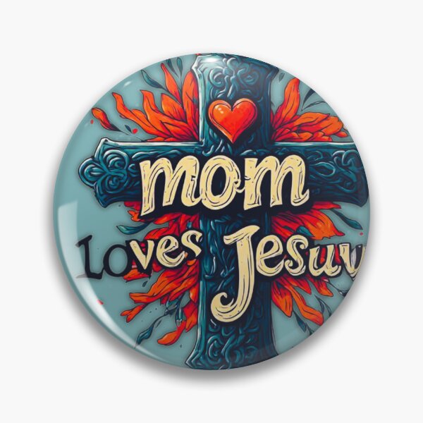 Item preview, Mom loves Jesus designed and sold by Jsw-speedartja.