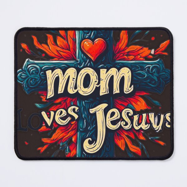 Item preview, Mom loves Jesus designed and sold by Jsw-speedartja.