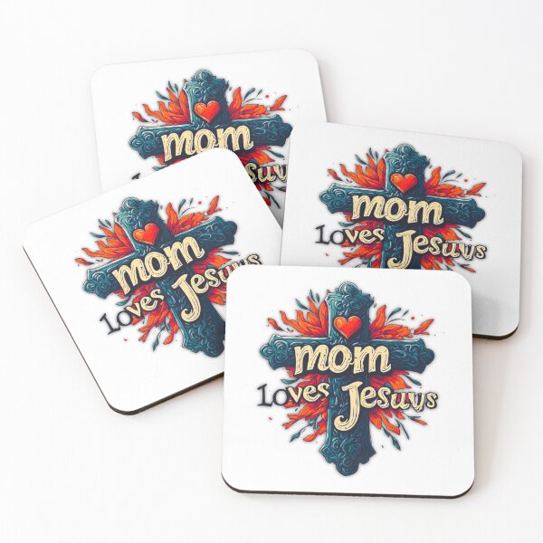 Item preview, Mom loves Jesus designed and sold by Jsw-speedartja.