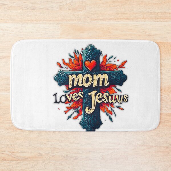 Item preview, Mom loves Jesus designed and sold by Jsw-speedartja.