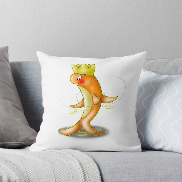 Item preview, Cute Dancing Kawaii Orange Fish With Crown designed and sold by BalRaju-Doodles.