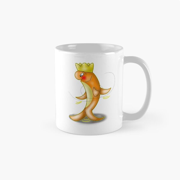 Item preview, Cute Dancing Kawaii Orange Fish With Crown designed and sold by BalRaju-Doodles.