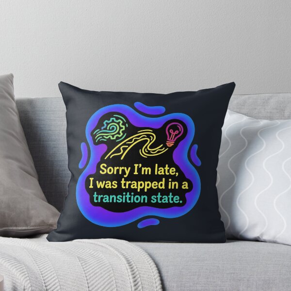 Item preview, Sorry im late i was trapped in a transition state | Autism designed and sold by SocialStaticz.