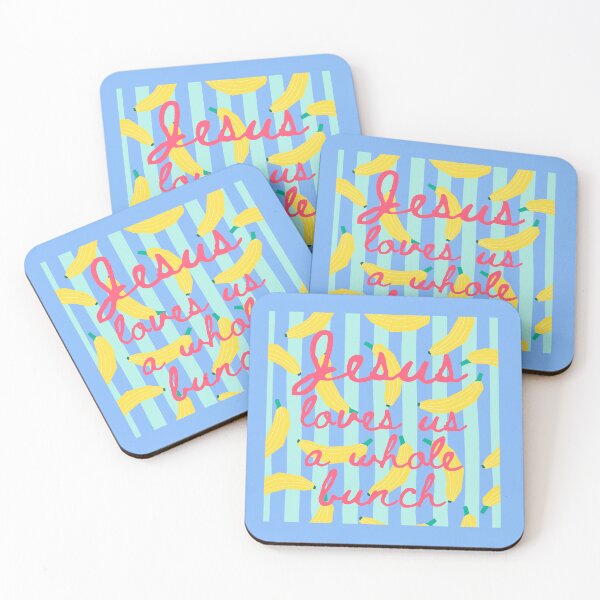 Item preview, Jesus Loves Us a Whole Bunch, Bananas About You, Gods Love, Child of God, Christian Faith designed and sold by Forevermore.