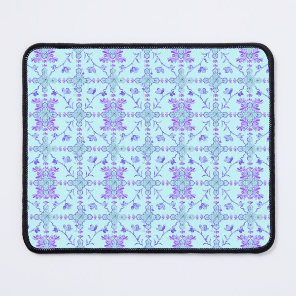 Item preview, Lavender Bloom Trellis Seamless Pattern designed and sold by thanratdesign.