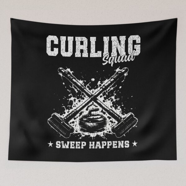 Item preview, Curling Squad Sweep Happens Graphic | Funny Curling Team interesting winter sport  designed and sold by Jt41.